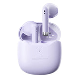 XMENHA True Wireless Earbuds Purple Bluetooth 5.3 with Microphone for Working Out Noise Canceling Blue Tooth Ear Buds Deep Bass TWS Wireless Earphone