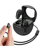 XMENHA Small Invisible Wireless Bluetooth Earbuds Mini for Small Ears Tiny Discreet Low Profile Hidden Earbuds for Work Sleep Ear Buds Invisible Headphones