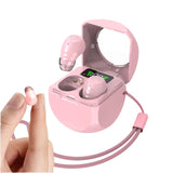 XMENHA Small Invisible Wireless Bluetooth Earbuds Mini for Small Ears Tiny Discreet Low Profile Hidden Earbuds for Work Sleep Ear Buds Invisible Headphones
