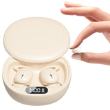 XMENHA Wireless Small Mini Invisible Comfortable Earbuds Wireless Bluetooth Noise Cancelling in Ear Soft Headphones for Small Ear Canals Bluetooth Mini Hidden Sleep Ear Buds