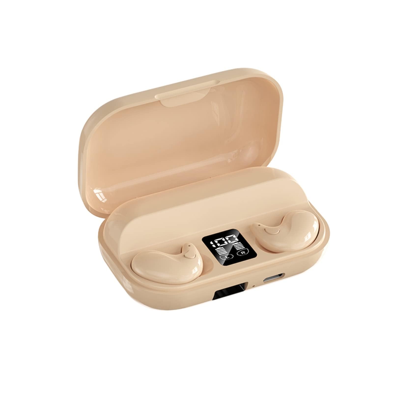 XMENHA Sleep Hidden Headphones Wireless Invisible Earbuds for Sleeping Sleep Tiny Earbuds for Side Sleepers Headphone