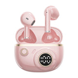XMENHA Cute Kids Earbuds Child Blue Tooth Ear Buds for Kids Girls for School with Case, TWS True Wireless Earbuds Bluetooth Headphones Wireless Earphones