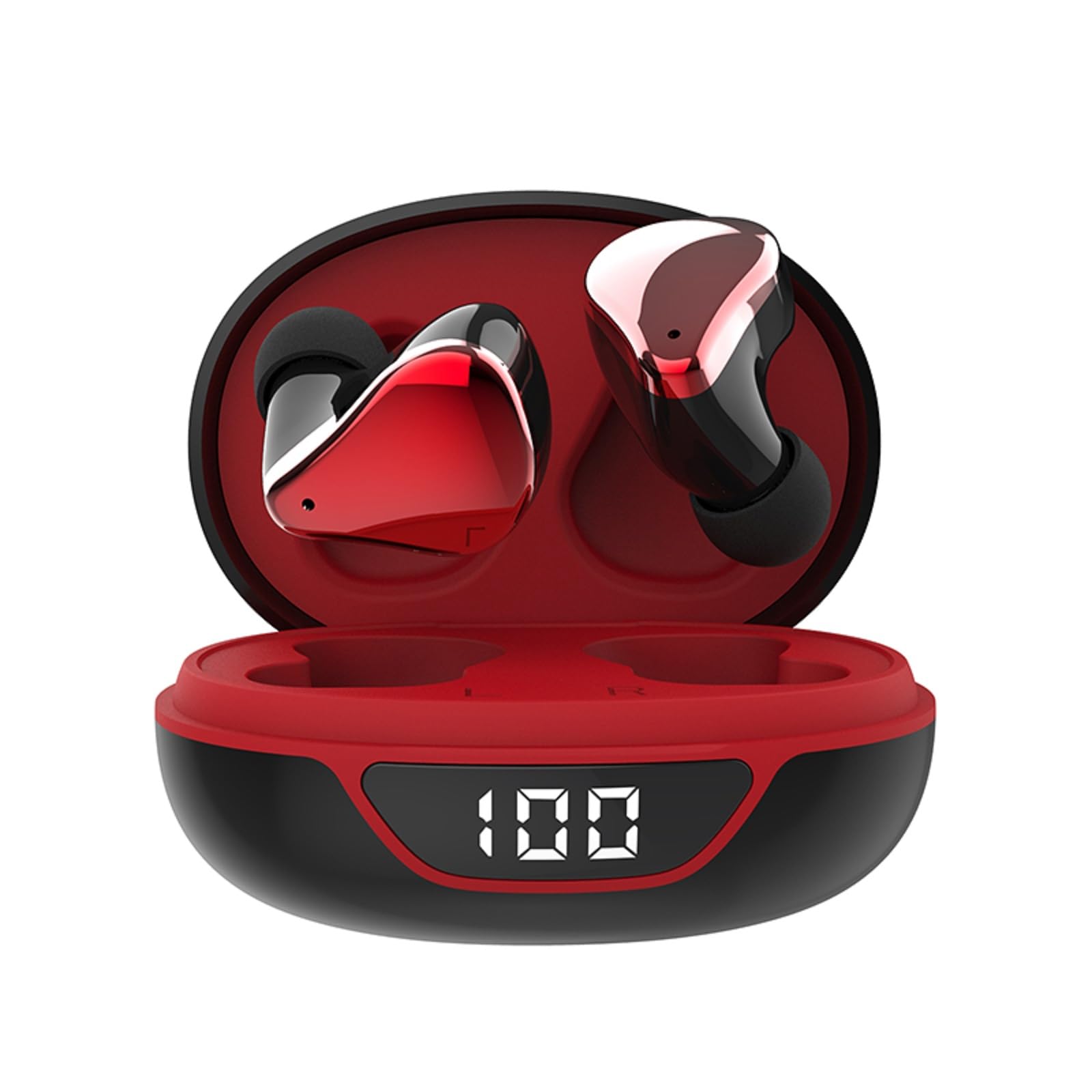 XMENHA Small Wireless Earbuds for Small Ear Canals, Blue Tooth Ear Buds Earphones for iPhone Android