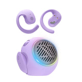 XMENHA Open Ear Headphones Over The Ear Earbuds Wireless for Kids, Waterproof Small Mini Portable Bluetooth Speaker with Earbuds