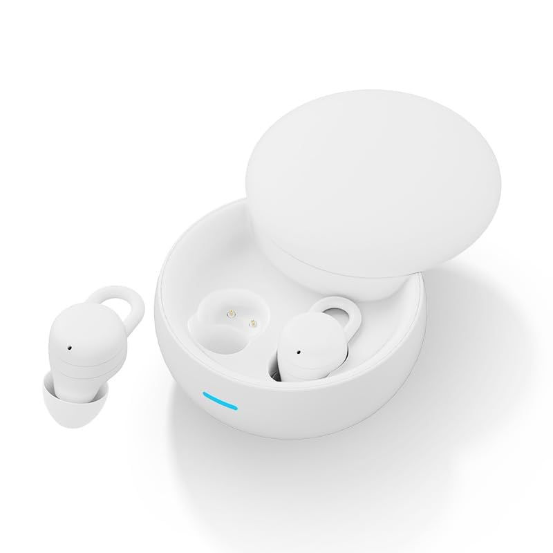 XMENHA Sleep Earbuds for Side Sleepers, Bluetooth Wireless Soft Earbuds for Sleeping, Sleep Earphones Ear Buds Noise Cancelling