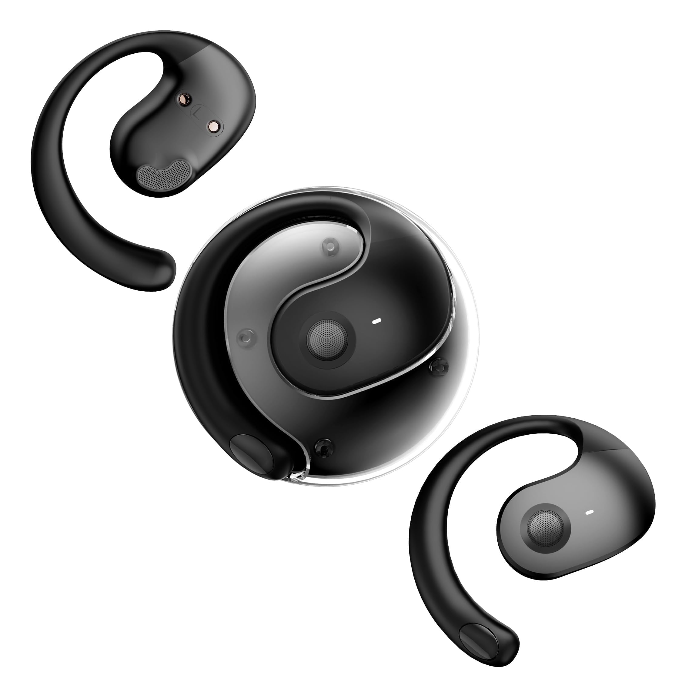 XMENHA Out of Ear Open Ear Headphones Outside The Ear Wireless Ear Hanging Bluetooth Headset Ows Over The Ear Open Ear Buds Earbuds