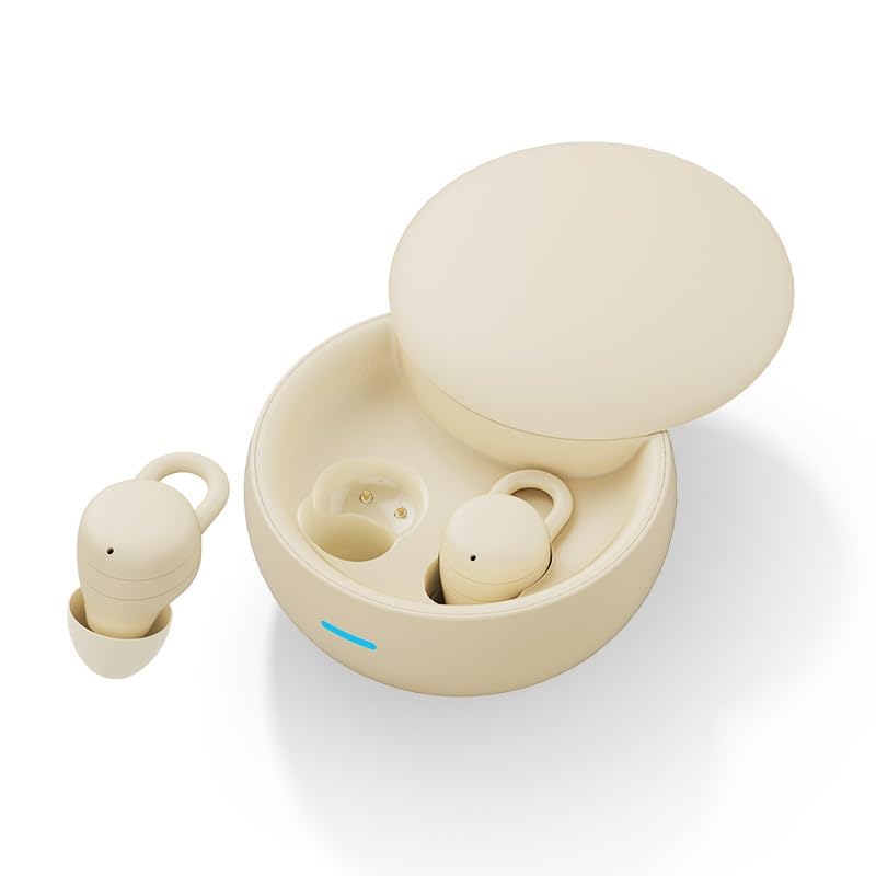 XMENHA Sleep Earbuds for Side Sleepers, Bluetooth Wireless Soft Earbuds for Sleeping, Sleep Earphones Ear Buds Noise Cancelling