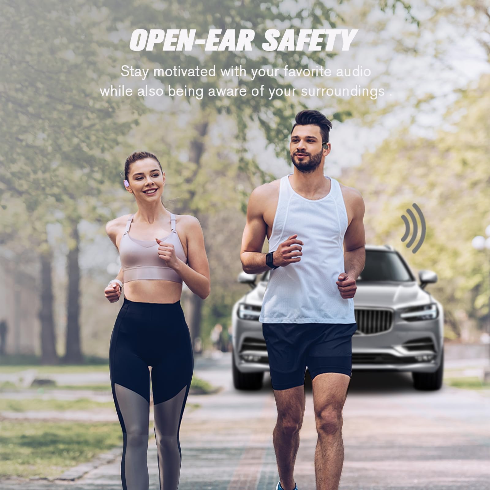 XMENHA Out of Ear Open Ear Headphones Outside The Ear Wireless Ear Hanging Bluetooth Headset Ows Over The Ear Open Ear Buds Earbuds