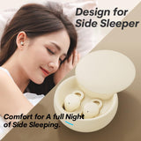 XMENHA Sleep Earbuds for Side Sleepers, Bluetooth Wireless Soft Earbuds for Sleeping, Sleep Earphones Ear Buds Noise Cancelling