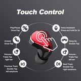 XMENHA Small Wireless Earbuds for Small Ear Canals, Blue Tooth Ear Buds Earphones for iPhone Android