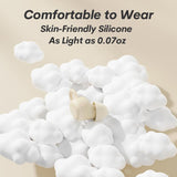 XMENHA Sleep Earbuds for Side Sleepers, Bluetooth Wireless Soft Earbuds for Sleeping, Sleep Earphones Ear Buds Noise Cancelling