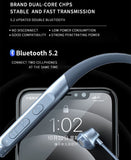 XMENHA Neckband Bluetooth Headphones Wireless Earbuds with Microphone Flashlight Around the Neck Waterproof Sport Headset Noise Cancelling Ear Bud