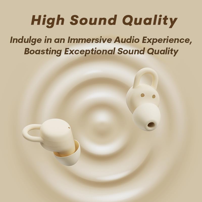 XMENHA Sleep Earbuds for Side Sleepers, Bluetooth Wireless Soft Earbuds for Sleeping, Sleep Earphones Ear Buds Noise Cancelling