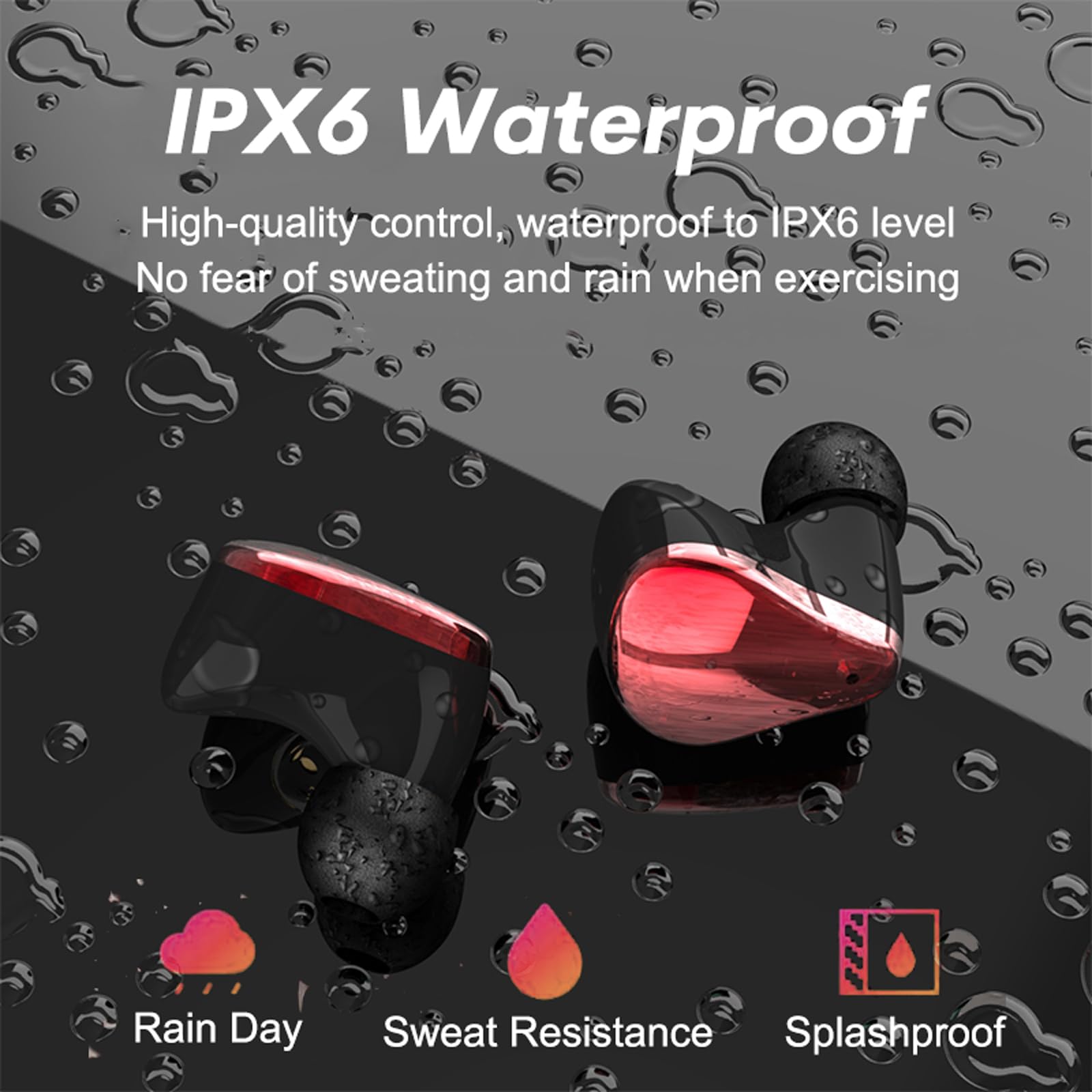 XMENHA Small Wireless Earbuds for Small Ear Canals, Blue Tooth Ear Buds Earphones for iPhone Android