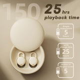 XMENHA Sleep Earbuds for Side Sleepers, Bluetooth Wireless Soft Earbuds for Sleeping, Sleep Earphones Ear Buds Noise Cancelling