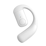 XMENHA Single Bluetooth One Ear Earbud Open Ear Bud Air Bone Conduction Earbud Earless Out of Ear Headphones Bluetooth Wireless Earpiece with Earhook OWS Open Ear Bud