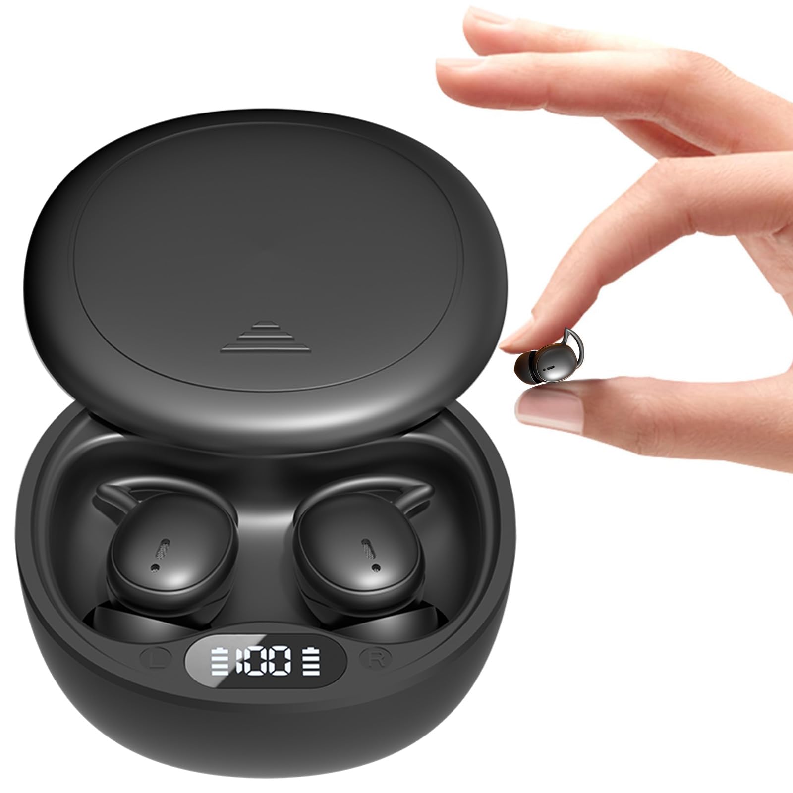 Mini Windisible XMENHA Wireless Small Mini Invisible Comfortable Earbuds Wireless Blue