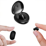 XMENHA Single Earbud Bluetooth Mini Small Invisible Earbuds Wireless Bluetooth One Ear Smallest Micro Tiny Discreet Earbuds For Small Ears Ear Canals Mini Invisible Ear Buds Discreet Headphones For Work