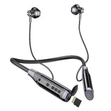 XMENHA Around The Neck Bluetooth Headphones 100H Long Battery Life Magnetic Neckband Bluetooth for Sport Waterproof Headphones Workout Neckband Earbuds Running Wireless Around Neck Earbuds Sweatproof