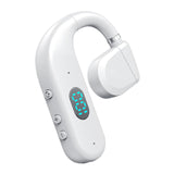 XMENHA One Ear Headset Open Ear Air-Bone Conduction Headphones Wireless Bluetooth Headset Earpiece with Microphone for Cell Phones