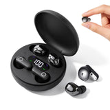 XMENHA Small Invisible Mini 2 Set Purple Earbuds Wireless Bluetooth Tiny Ear Buds for Small Ear Canals Kids Micro Invisible Headphones Low Profile Tiny Smallest Sleep Discreet Hidden Earbuds for Work