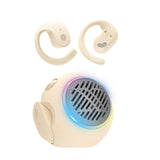 XMENHA Open Ear Headphones Over The Ear Earbuds Wireless for Kids, Waterproof Small Mini Portable Bluetooth Speaker with Earbuds
