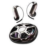 XMENHA Wireless Gaming Open Ear Buds Translation Earbuds Real Time with Ultra-Fine Ear Hooks Loops, Mecha Wrap Around Over the Ear Earbuds Bone Air Conduction Headphones Earphones Wireless Bluetooth