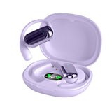XMENHA Out of Ear Open Ear Headphones Wireless Ear OWS Hanging Earphones 5.4 Bluetooth Air Bone Conduction Around Over The Ear TWS Wireless Earbuds Workout Outside The Ear Headphones Ear Buds with Earhooks