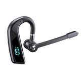 XMENHA Wireless Bluetooth Earpiece for Cell Phone Single Ear Headset Wireless Blue Tooth Earpiece Single Trucker Bluetooth Microphone Headset for Driving Business Single Ear Headset with Earhooks