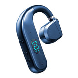 XMENHA One Ear Headset Open Ear Air-Bone Conduction Headphones Wireless Bluetooth Headset Earpiece with Microphone for Cell Phones