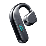 XMENHA One Ear Headset Open Ear Air-Bone Conduction Headphones Wireless Bluetooth Headset Earpiece with Microphone for Cell Phones