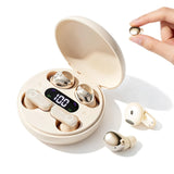 XMENHA Small Invisible Mini 2 Set Purple Earbuds Wireless Bluetooth Tiny Ear Buds for Small Ear Canals Kids Micro Invisible Headphones Low Profile Tiny Smallest Sleep Discreet Hidden Earbuds for Work