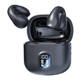 XMENHA AI Language Translator Earbuds Translate Open Ear Clip On Buds Bluetooth Translation Translating Earbuds Real Time AI Bone Conduction Headphones