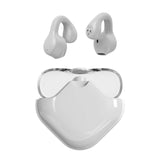 XMENHA Wireless Open Ear Earbuds Bone Conduction Bluetooth Clip On Headphones Sports Wireless Open Ear Bone Conduction Conducting Headphones Bluetooth Bone Conduction Ear Clip Earbuds