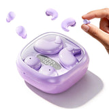 XMENHA Flat Sleep Mini Invisible Earbuds Wireless Bluetooth, Side Sleepers Flat Sleeping Small Tiny Micro Ear Buds Small Ears Low Profile Smallest Discreet Hidden Earbuds Headphones for Work 2-Pack