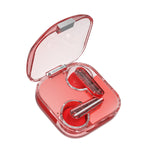XMENHA Wireless in Ear Earbuds for Working Bluetooth 5.3 with Noise Cancelling Mic Ear Buds Bluetooth Noise Reduction Ear Buds Earphones Headphones Transparent Cover for in-Ear Earphone