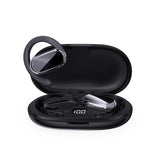 XMENHA Wireless Ear Hanging Bluetooth Headset Open Ear Air Bone Conduction Earbuds Earless Out of Ear Headphones Wireless Bluetooth Adjustable Overr The Ear Earbuds OWS Open Ear Buds