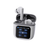 XMENHA Touch Screen Earbuds TWS Bluetooth Touchscreen Earbuds with Screen Wireless Blue Tooth Ear Buds Bluetooth Ear Buds Small Ears Earphones Wireless Earphone