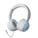 XMENHA Kids Headphones with Microphone for School - Wireless Boy Girls Noise Cancelling Ear Protection Bluetooth Headphones Foldable Children Volume Limiting for iPad Kindle Airplane Travel Tablet