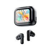 XMENHA Active Noise Cancelling Smart Touch Screen Earbuds ANC Earphones Wireless Blue Tooth Ear Buds Head Phones Bluetooth In-Ear Headphones TWS True Wireless Earbuds