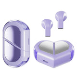 XMENHA Pink Heart Wireless Earbuds for Girls Kids, Cute Mini Tiny Small Invisible Earbuds Wireless Bluetooth for Small Ears Canals Women