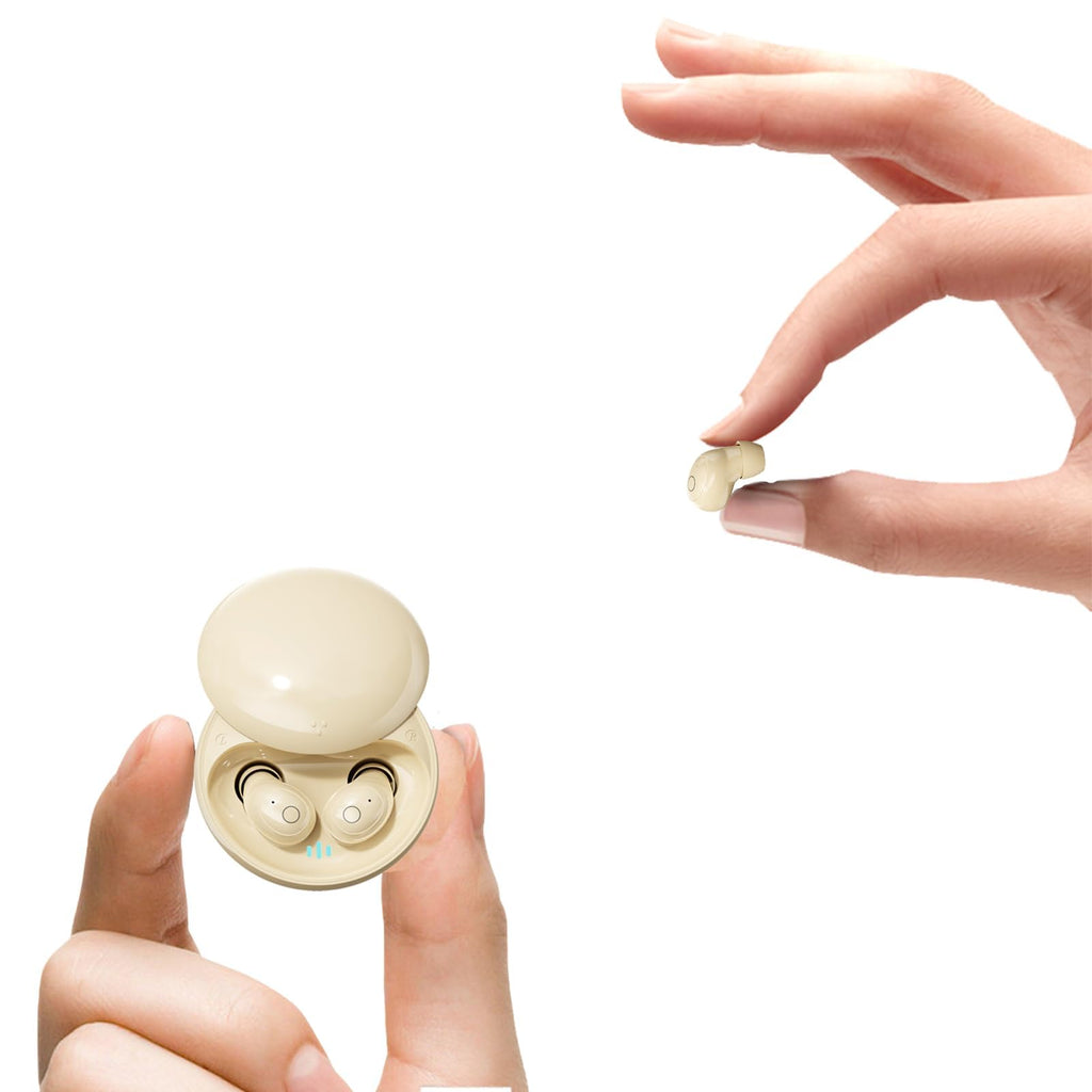 Mini Invisbale XMENHA Tiny Small Mini Invisible Earbuds Wireless Bluetooth for Small