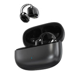 XMENHA Ear Clip On Bluetooth Headphones Outer Over The Ear Open Ear EarClip Clip On Earbuds Wireless Bluetooth Bone Air Conduction Workout Headphones Ear Buds for Small Ears Canals