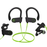 XMENHA Sport Neck Headphones Wireless Bluetooth Running Sports Earbuds with Ear Hooks Earhooks Ear Buds with Ear Loops Wrap Around Over The Ear Earbuds Wireless Bluetooth Running Headphones