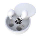 XMENHA Mini Wireless Bluetooth Earbuds 6 Hrs Playtime Lightweight Touch Control Small Bluetooth 5.4 Earbuds Invisible Bluetooth Wireless for Small Ears Fast Charging