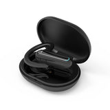 XMENHA Open Ear Headphones Bluetooth Earpiece Non in Ear Wireless Earbuds with Earhooks Long Battery Life Headset Microphone Noise Cancelling Ear Buds with Charging Case for Sport Running Workout Android iOS