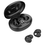 XMENHA Clip on Open Ear Headphones Wireless Bluetooth Air Bone Conduction Headphones Head Set with Mic Bone Conduction Earbuds Headset