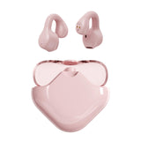 XMENHA Wireless Open Ear Earbuds Bone Conduction Bluetooth Clip On Headphones Sports Wireless Open Ear Bone Conduction Conducting Headphones Bluetooth Bone Conduction Ear Clip Earbuds