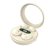 XMENHA Flat Sleep Invisible Small Mini Earbuds Wireless Bluetooth Ear Buds for Sleeping Headphones Micro Smallest Discreet Sleep Tiny Earbuds Earphones for Side Sleepers, Small Ears Canals Women, Work