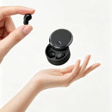 XMENHA Invisible Mini Earbuds Wireless Bluetooth Hidden for Work Small Invisible Ear Buds Smallest Headphones Tiny Micro Small Discreet Sleep Earbuds Sleeping Side Sleeper